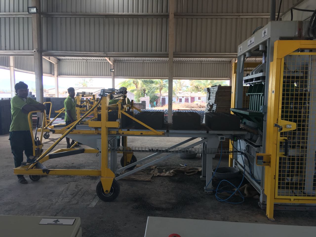 Plant operations team reviewing production plans