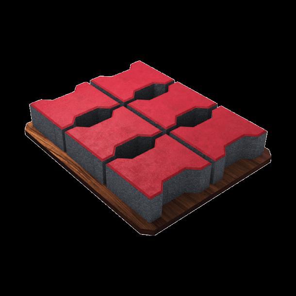 Interlocking dogbone paver