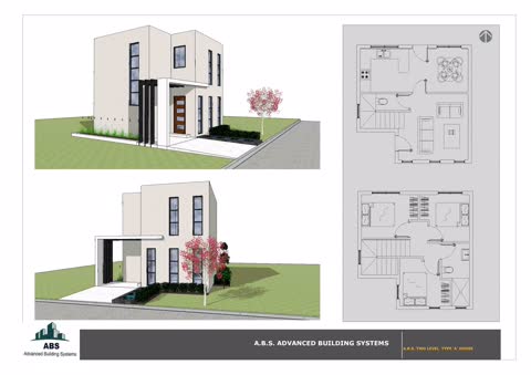 Two-Level Type 'A' House — system components