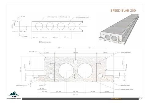 Speed Slab 200 — fabrication details