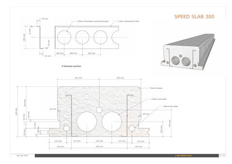 Speed Slab 300 — fabrication details